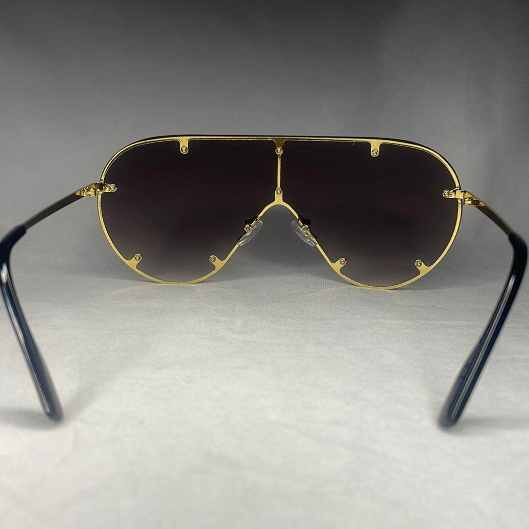 Black Aviator Sunglasses