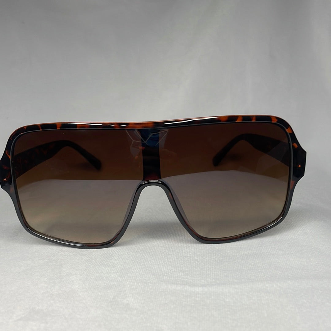 Brown Oversized Sunglasses