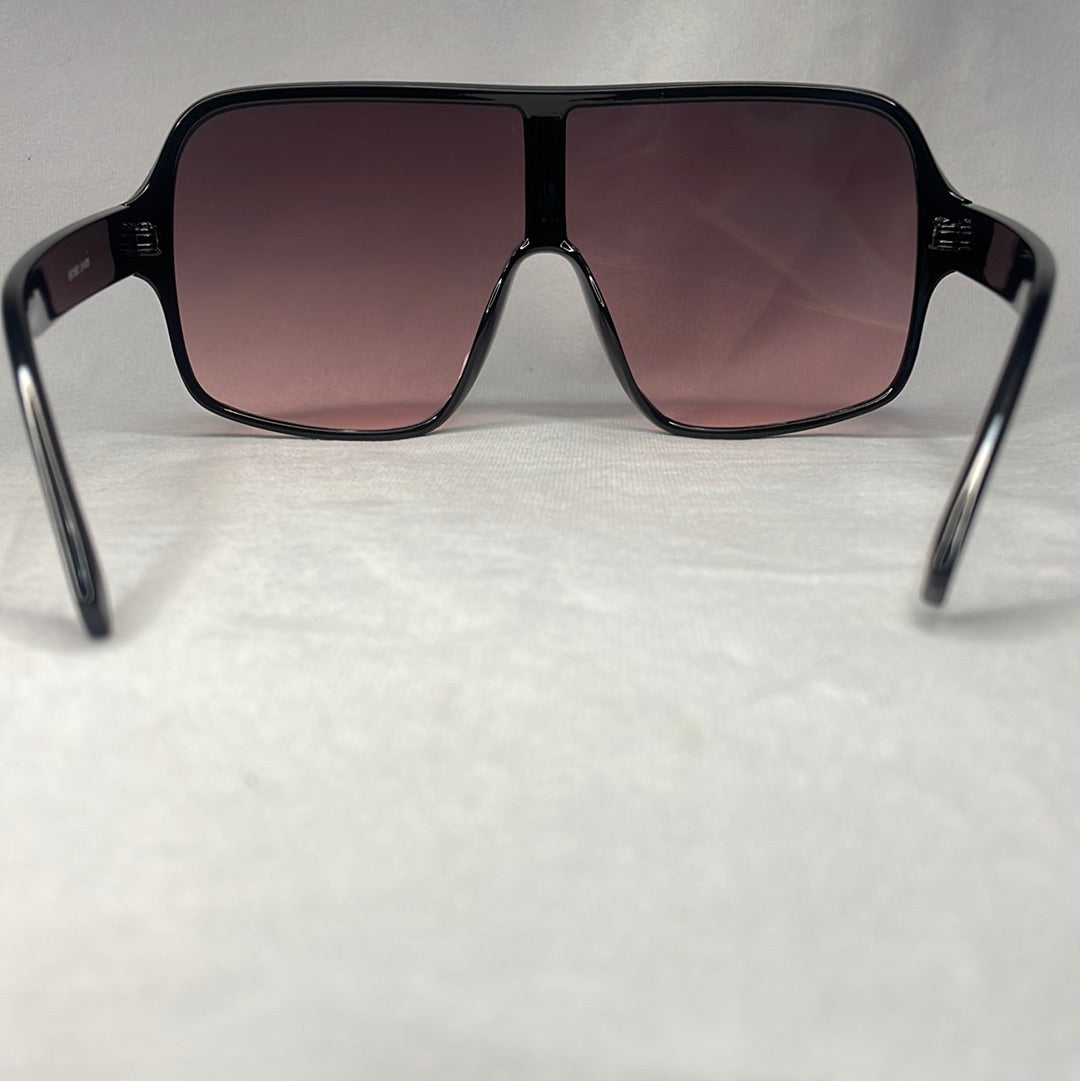 Black 2 Pink Oversized Glasses