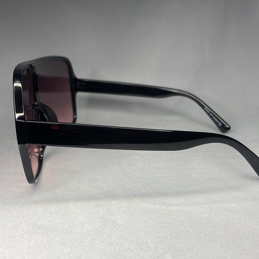 Black 2 Pink Oversized Glasses